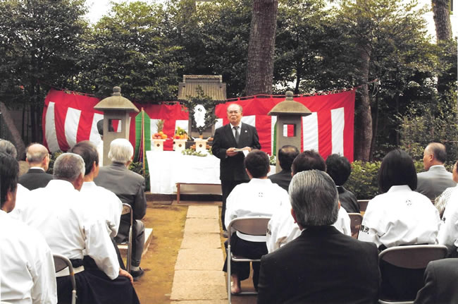 敬天愛人の会 西郷南洲 勝海舟 並びに御一統の御霊祭