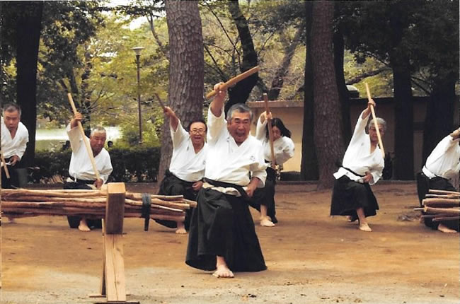 敬天愛人の会 御霊祭 薬丸野太刀自顕流剣武奉納